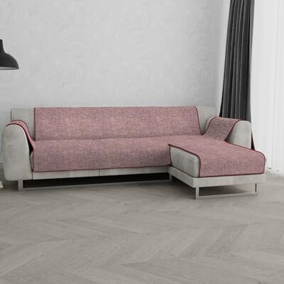 Italian Bed Linen Cubresofá Antideslizante Comfort con Chaise Longue a la Derecha y reposabrazos Laterales, Fabricada en Italia, Funda para sofá de 190 cm, Color Burdeos Italian Bed Linen Cubresofá Antideslizante Comfort con Chaise Longue a la Derecha y reposabrazos Laterales, Fabricada en Italia, Funda para sofá de 190 cm, Color Burdeos