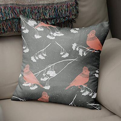 Bonamaison Fundas para Cojínes, Negro Rojo Funda de Almohada Elegante y Suave para Sofá Coche Moderna Decoración del Hogar Habitación, 43x43 Cm Diseñado y Fabricado en Turquía Bonamaison Fundas para Cojínes, Negro Rojo Funda de Almohada Elegante y Suave para Sofá Coche Moderna Decoración del Hogar Habitación, 43x43 Cm Diseñado y Fabricado en Turquía