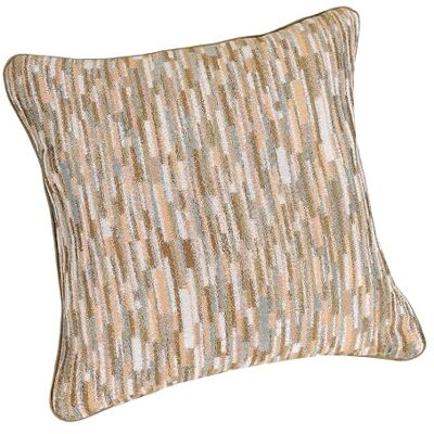 Linder – Cojín Acolchado de Tela Upcyclé/Reciclado, Tejido y teñido en Francia – Acabado Ribeteado – Desenfundable – Color Amarillo Ocre – Dimensiones 45 x 45 cm – Colección Basalto Linder – Cojín Acolchado de Tela Upcyclé/Reciclado, Tejido y teñido en Francia – Acabado Ribeteado – Desenfundable – Color Amarillo Ocre – Dimensiones 45 x 45 cm – Colección Basalto