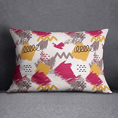 Questo Casa Funda de cojín Decorativa, Suave y cómoda, para el hogar, Coches, Oficina, sofá, Sala de Estar, Dormitorio, decoración de 35 x 50 cm, diseñada y Fabricada en Turquía Questo Casa Funda de cojín Decorativa, Suave y cómoda, para el hogar, Coches, Oficina, sofá, Sala de Estar, Dormitorio, decoración de 35 x 50 cm, diseñada y Fabricada en Turquía