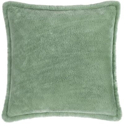 furn. Funda de cojín de Piel sintética Kallu: cojín Decorativo Suave y Esponjoso con Borde Oxford (Verde Escarcha 45x45cm) furn. Funda de cojín de Piel sintética Kallu: cojín Decorativo Suave y Esponjoso con Borde Oxford (Verde Escarcha 45x45cm)