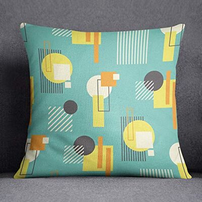 Questo Casa Funda de cojín Decorativa, Funda de cojín, decoración del hogar, para sofá, cafetería, tamaño: 45 x 45 cm, diseñada y Fabricada en Türkiye Questo Casa Funda de cojín Decorativa, Funda de cojín, decoración del hogar, para sofá, cafetería, tamaño: 45 x 45 cm, diseñada y Fabricada en Türkiye