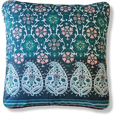 Bassetti Laglio V1 Funda de cojín (100% algodón, 40 x 40 cm), Color Verde Bassetti Laglio V1 Funda de cojín (100% algodón, 40 x 40 cm), Color Verde