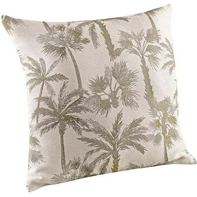 Linder Cojín Completo con diseño de Palmera de Hilos reciclados, Tejido y teñido en Francia, Estilo Vegetal, Verde palmeral, Acabado con Cremallera, 67% poliéster, 31% algodón, 2% Otras Fibras Linder Cojín Completo con diseño de Palmera de Hilos reciclados, Tejido y teñido en Francia, Estilo Vegetal, Verde palmeral, Acabado con Cremallera, 67% poliéster, 31% algodón, 2% Otras Fibras