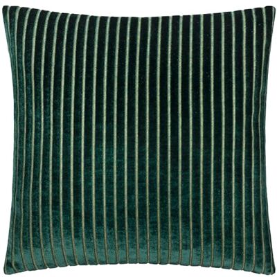 Paoletti Cojín Savoy Stripe Relleno de poliéster – Cojín Decorativo Reversible de Terciopelo Suave y Texturizado para sofás, Camas y sillones (Esmeralda 50x50cm) Paoletti Cojín Savoy Stripe Relleno de poliéster – Cojín Decorativo Reversible de Terciopelo Suave y Texturizado para sofás, Camas y sillones (Esmeralda 50x50cm)