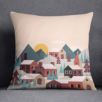 Questo Casa Funda de cojín Decorativa, Funda de cojín, decoración del hogar, para sofá, cafetería, tamaño: 45 x 45 cm, diseñada y Fabricada en Türkiye Questo Casa Funda de cojín Decorativa, Funda de cojín, decoración del hogar, para sofá, cafetería, tamaño: 45 x 45 cm, diseñada y Fabricada en Türkiye