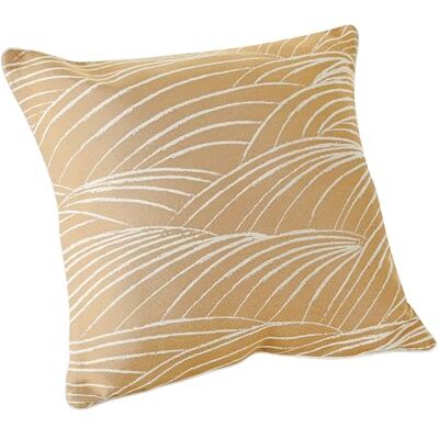 Linder – Cojín tapizado, Tejido y teñido en Francia – Estilo Naturaleza – Acabado Ribeteado – Desenfundable – Color Miel – Dimensiones 45 x 45 cm – Colección Chablis Linder – Cojín tapizado, Tejido y teñido en Francia – Estilo Naturaleza – Acabado Ribeteado – Desenfundable – Color Miel – Dimensiones 45 x 45 cm – Colección Chablis