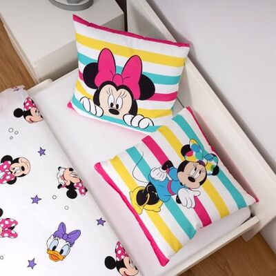 Disney Home Minnie Mouse – Cojín Decorativo con Relleno y Cremallera – 40 x 40 cm – Cojín con Relleno, Gran cojín Decorativo para sofá, salón, Dormitorio – Suave cojín Disney Home Minnie Mouse – Cojín Decorativo con Relleno y Cremallera – 40 x 40 cm – Cojín con Relleno, Gran cojín Decorativo para sofá, salón, Dormitorio – Suave cojín