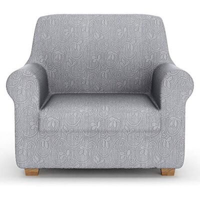 PETTI ARTIGIANI ITALIANI – Funda para sofá, Funda elástica para sofá, Funda para sillón, Gris, Tejido Jacquard, 100% Fabricado en Italia PETTI ARTIGIANI ITALIANI – Funda para sofá, Funda elástica para sofá, Funda para sillón, Gris, Tejido Jacquard, 100% Fabricado en Italia
