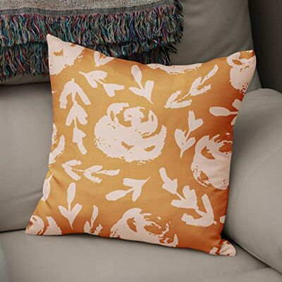 Bonamaison Fundas para Cojínes, Naranja y Blanco Roto Funda de Almohada Silla Oficina Cama Decorativa Moderna Decoración del Hogar Habitación, 43x43 Cm Diseñado y Fabricado en Turquía Bonamaison Fundas para Cojínes, Naranja y Blanco Roto Funda de Almohada Silla Oficina Cama Decorativa Moderna Decoración del Hogar Habitación, 43x43 Cm Diseñado y Fabricado en Turquía
