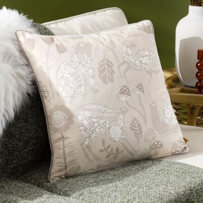 furn. Muebles. Cojín con Relleno Rico en Plumas y Ribetes de Terciopelo de Nook furn. Muebles. Cojín con Relleno Rico en Plumas y Ribetes de Terciopelo de Nook