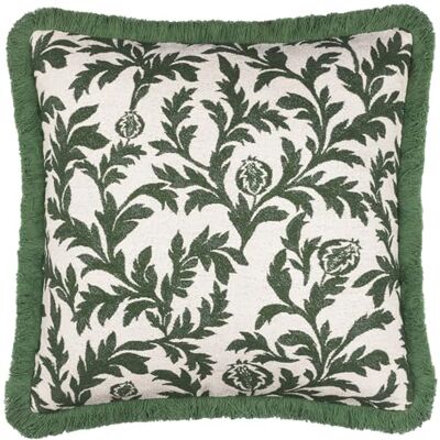 Paoletti Seventy Three Funda de cojín Hedera Jacquard Verde 45x45cm Paoletti Seventy Three Funda de cojín Hedera Jacquard Verde 45x45cm