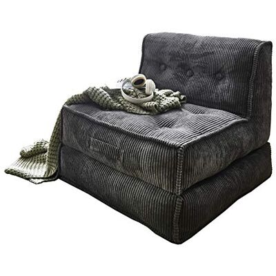 Atlantic Home Collection Pia Sofá Cama, Gris, sillón XL, 83 x 95 x 77 cm (Ancho x Profundo x Alto) Atlantic Home Collection Pia Sofá Cama, Gris, sillón XL, 83 x 95 x 77 cm (Ancho x Profundo x Alto)