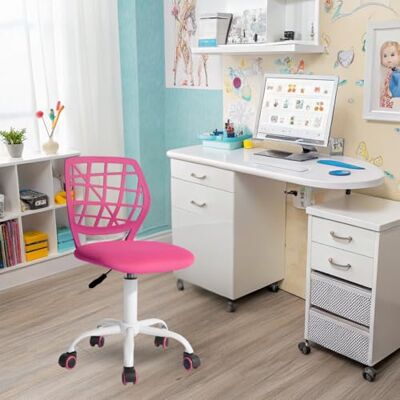 FurnitureR Sillón Dental Giratorio de 360°, Taburete Colorido para Asistente Dental, Altura Ajustable, ergonomía, para gabinetes dentales, salón de masajes, clínica, 38,5 x 40 x 87 cm, Rosa Oscuro FurnitureR Sillón Dental Giratorio de 360°, Taburete Colorido para Asistente Dental, Altura Ajustable, ergonomía, para gabinetes dentales, salón de masajes, clínica, 38,5 x 40 x 87 cm, Rosa Oscuro