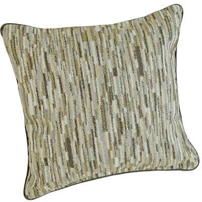 Linder – Cojín tapizado, Tejido Upcyclé/Reciclado, Tejido y teñido en Francia – Acabado Ribeteado – Desenfundable – Color Verde aventurina – Dimensiones 45 x 45 cm – Colección Basalto Linder – Cojín tapizado, Tejido Upcyclé/Reciclado, Tejido y teñido en Francia – Acabado Ribeteado – Desenfundable – Color Verde aventurina – Dimensiones 45 x 45 cm – Colección Basalto
