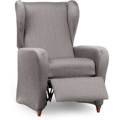 Eysa Luz Funda de sofá elástica para sillón Relax Color Gris Eysa Luz Funda de sofá elástica para sillón Relax Color Gris