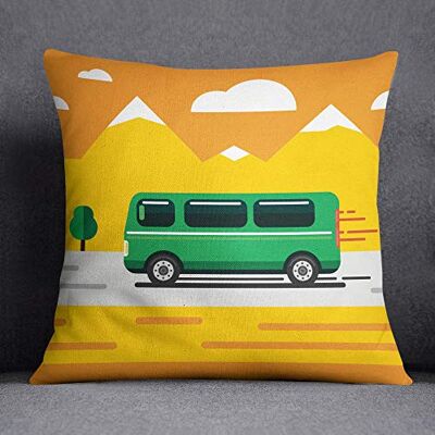 Questo Casa Funda de cojín Decorativa, Funda de cojín, decoración del hogar, para sofá, cafetería, tamaño: 45 x 45 cm, diseñada y Fabricada en Türkiye Questo Casa Funda de cojín Decorativa, Funda de cojín, decoración del hogar, para sofá, cafetería, tamaño: 45 x 45 cm, diseñada y Fabricada en Türkiye