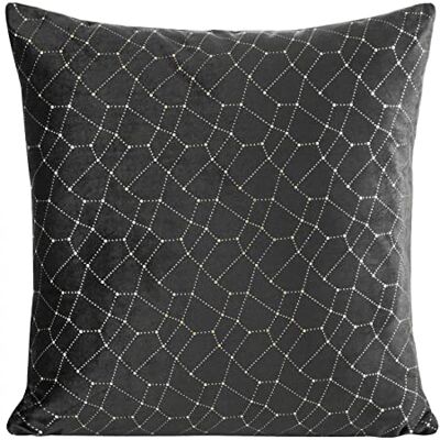 Eurofirany PAM2 sofá Doble Paquete de 2 Fundas de Almohada Decorativas cojín de Asiento, Poliéster, Negro, 45 x 45 cm, 2 Eurofirany PAM2 sofá Doble Paquete de 2 Fundas de Almohada Decorativas cojín de Asiento, Poliéster, Negro, 45 x 45 cm, 2
