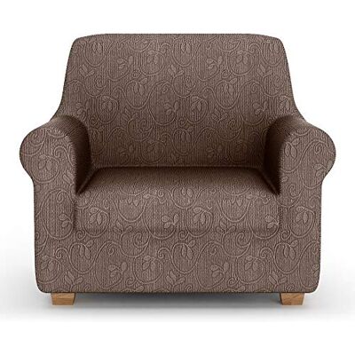 PETTI ARTIGIANI ITALIANI – Funda para sofá, Funda elástica para sofá, Funda para sillón, marrón, Tejido Jacquard, 100% Fabricado en Italia PETTI ARTIGIANI ITALIANI – Funda para sofá, Funda elástica para sofá, Funda para sillón, marrón, Tejido Jacquard, 100% Fabricado en Italia