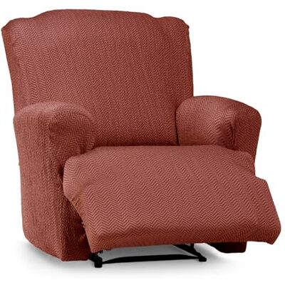 Eysa Luz Funda de sofá elástica para sillón Relax reclinable Color Caldera Eysa Luz Funda de sofá elástica para sillón Relax reclinable Color Caldera