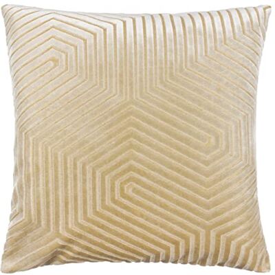 Paoletti - Evoke Velvet - Ivory - One Size - Cushion Cover Paoletti - Evoke Velvet - Ivory - One Size - Cushion Cover