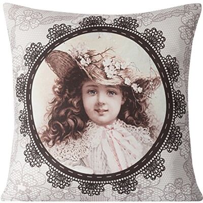Eurofirany Funda de, Poliéster, Estampado, 40 x 40 cm Eurofirany Funda de, Poliéster, Estampado, 40 x 40 cm