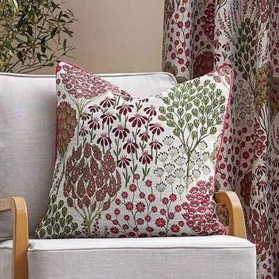 furn. Wylder Funda de cojín con Ribetes de Jacquard Floral Ophelia furn. Wylder Funda de cojín con Ribetes de Jacquard Floral Ophelia