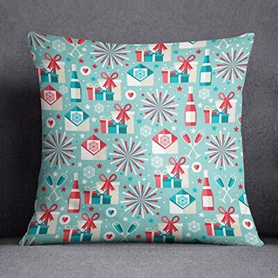 Questo Casa Funda de cojín Decorativa, Funda de cojín, decoración del hogar, para sofá, cafetería, tamaño: 45 x 45 cm, diseñada y Fabricada en Türkiye Questo Casa Funda de cojín Decorativa, Funda de cojín, decoración del hogar, para sofá, cafetería, tamaño: 45 x 45 cm, diseñada y Fabricada en Türkiye