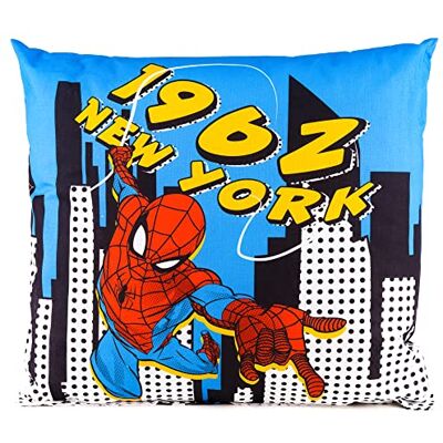 Disney Home Spiderman Cojín Decorativo con Relleno y Cremallera, 40 x 40 cm, cojín con Relleno, cojín Decorativo para sofá, Sala de Estar y Dormitorio, Suave cojín Disney Home Spiderman Cojín Decorativo con Relleno y Cremallera, 40 x 40 cm, cojín con Relleno, cojín Decorativo para sofá, Sala de Estar y Dormitorio, Suave cojín