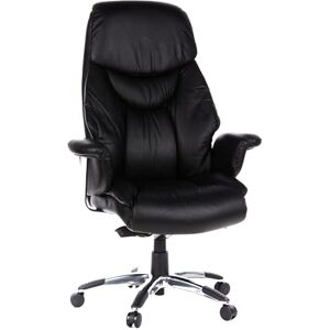hjh OFFICE XXL Silla ejecutiva Prado Piel sintética Negro, Confortable Sillón de Oficina Buen Acolchado hjh OFFICE XXL Silla ejecutiva Prado Piel sintética Negro, Confortable Sillón de Oficina Buen Acolchado