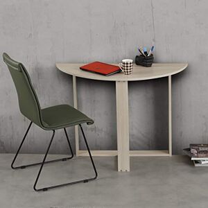 Hanah Home Elegant Oak Study Desk, 106 x 77 x 45 cm, 100% melamina revestida, 18 mm de Grosor, diseño Moderno para oficinas en casa y Espacios de Estudio Hanah Home Elegant Oak Study Desk, 106 x 77 x 45 cm, 100% melamina revestida, 18 mm de Grosor, diseño Moderno para oficinas en casa y Espacios de Estudio