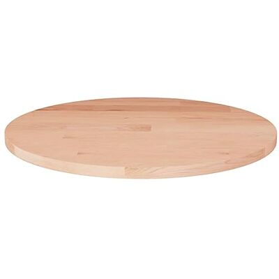 vidaXL Superficie de Mesa Redonda Comedor Mueble Escritorio Salón Cocina Tablero Auxiliar Consola Estante Hogar Decoración Madera de Roble sin Tratar vidaXL Superficie de Mesa Redonda Comedor Mueble Escritorio Salón Cocina Tablero Auxiliar Consola Estante Hogar Decoración Madera de Roble sin Tratar
