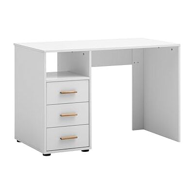 Schildmeyer Torge Escritorio con espacio de almacenamiento, color blanco mate, 109 x 58 x 74 cm Schildmeyer Torge Escritorio con espacio de almacenamiento, color blanco mate, 109 x 58 x 74 cm