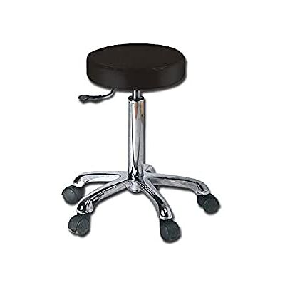 GIMA Taburete para estudio médico, dentista, podologo, esteticista, NEGRO GIMA Taburete para estudio médico, dentista, podologo, esteticista, NEGRO