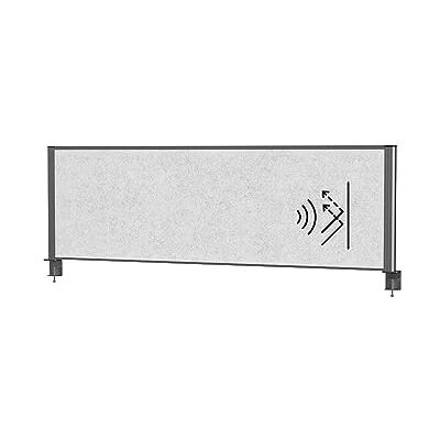 MAUL Mampara acústica connecto gris claro antracita para escritorio MAUL Mampara acústica connecto gris claro antracita para escritorio