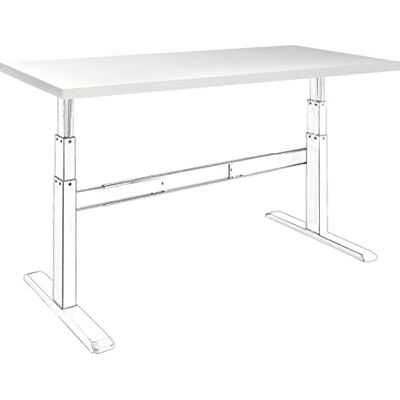 celexon Tabla sobremesa 175x75 cm Blanco combina con eAdjust-65120 Recubierto de Resina melamínica aglomerado -ABS lipping celexon Tabla sobremesa 175x75 cm Blanco combina con eAdjust-65120 Recubierto de Resina melamínica aglomerado -ABS lipping