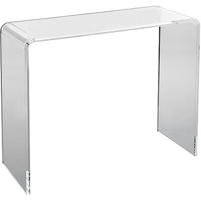 VEVOR Mesa Consola de Acrílico Transparente Mesa Auxiliar 964x381x740mm Mesa de Recibidor Grosor de 20mm Carga Máxima 50kg Almacenamiento en Extremo del Sofá para Salón, Dormitorio, Terraza, Cafetería VEVOR Mesa Consola de Acrílico Transparente Mesa Auxiliar 964x381x740mm Mesa de Recibidor Grosor de 20mm Carga Máxima 50kg Almacenamiento en Extremo del Sofá para Salón, Dormitorio, Terraza, Cafetería