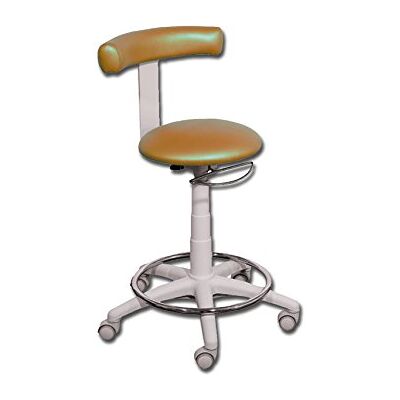 GIMA Euroclinic Taburete Con Anillo Naranja GIMA Euroclinic Taburete Con Anillo Naranja