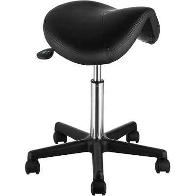 VEVOR Taburete de Oficina Carga 181 kg Taburete con Ruedas Rotación de 360° Altura Ajustable 51-71 cm Taburete Ergonómico con Sillín Cojín Grueso 39x45x6 cm Superficie de PU para Salón Oficina Clínica VEVOR Taburete de Oficina Carga 181 kg Taburete con Ruedas Rotación de 360° Altura Ajustable 51-71 cm Taburete Ergonómico con Sillín Cojín Grueso 39x45x6 cm Superficie de PU para Salón Oficina Clínica