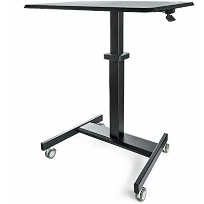 StarTech .com Escritorio Móvil de Pie para Ordenador Portátil Estación de Trabajo Mesa Ajustable de Pie Ergonómico con Ruedas (STSCART2) StarTech .com Escritorio Móvil de Pie para Ordenador Portátil Estación de Trabajo Mesa Ajustable de Pie Ergonómico con Ruedas (STSCART2)