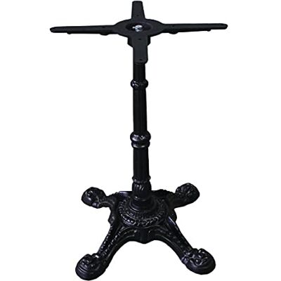Bolero de hierro fundido mesa pierna Base, negro Bolero de hierro fundido mesa pierna Base, negro