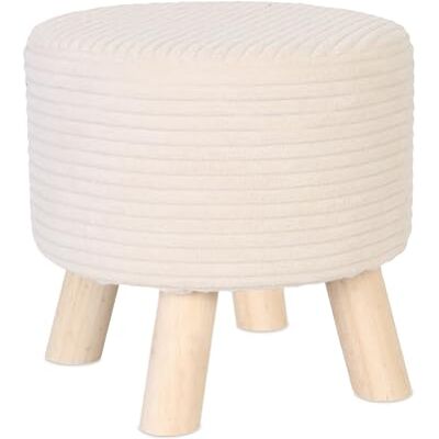 Relaxdays - Cord Ottoman 30x30 - Ottoman Relaxdays - Cord Ottoman 30x30 - Ottoman