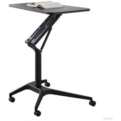 Generic Mesa de conferencias móvil, escritorio/soporte de presentación móvil de altura ajustable; las estaciones de trabajo móviles son de altura ajustable; adecuadas for oficinas, escuelas(Black) Generic Mesa de conferencias móvil, escritorio/soporte de presentación móvil de altura ajustable; las estaciones de trabajo móviles son de altura ajustable; adecuadas for oficinas, escuelas(Black)