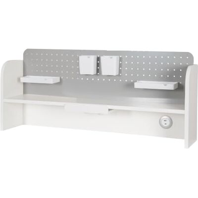 roba Soporte de escritorio Smart Grow con organizador blanco gris roba Soporte de escritorio Smart Grow con organizador blanco gris