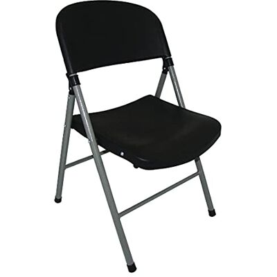 Bolero Plegable Silla de Utilidad, Negro (Pack de 2) Bolero Plegable Silla de Utilidad, Negro (Pack de 2)