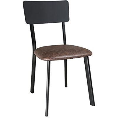 Bolero Metal & PU Silla Lateral (470 mm, 4 Unidades) Bolero Metal & PU Silla Lateral (470 mm, 4 Unidades)