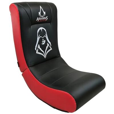 Subsonic Poltrona A Dondolo Da Gaming Assassin's Creed Ergonómica Con Licencia Oficial En Cuero Sintético Negro Y Rojo Con Bordados Para Salón O Dormitorio Subsonic Poltrona A Dondolo Da Gaming Assassin's Creed Ergonómica Con Licencia Oficial En Cuero Sintético Negro Y Rojo Con Bordados Para Salón O Dormitorio