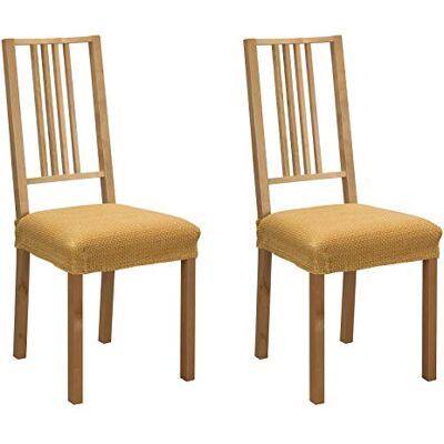 TODOPARAMICASA - Daytona - Mostaza - Pack 2 - Funda de Silla TODOPARAMICASA - Daytona - Mostaza - Pack 2 - Funda de Silla