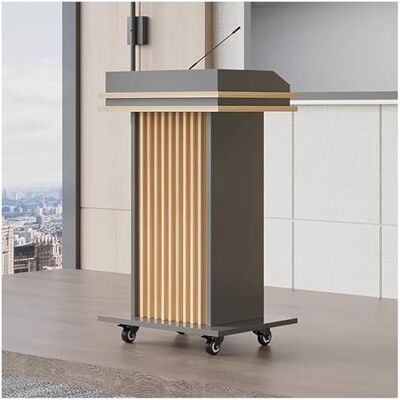 Generic Podio de Madera con Ruedas, Podio de Pie for Hablar, Atril de Pie, Pulpitos de Almacenamiento de Doble Capa, Recepción, Ideal for Iglesia, Escuela, Conferencias(A- drawerless style) Generic Podio de Madera con Ruedas, Podio de Pie for Hablar, Atril de Pie, Pulpitos de Almacenamiento de Doble Capa, Recepción, Ideal for Iglesia, Escuela, Conferencias(A- drawerless style)