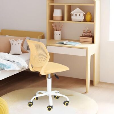 FurnitureR Silla Infantil de Escritorio Regulable en Altura, Colorida Silla Juvenil ergonómica con Respaldo y reposabrazos, Silla Infantil con 5 Ruedas, para niños de 3 a 10 años, Carga máxima 100 kg FurnitureR Silla Infantil de Escritorio Regulable en Altura, Colorida Silla Juvenil ergonómica con Respaldo y reposabrazos, Silla Infantil con 5 Ruedas, para niños de 3 a 10 años, Carga máxima 100 kg